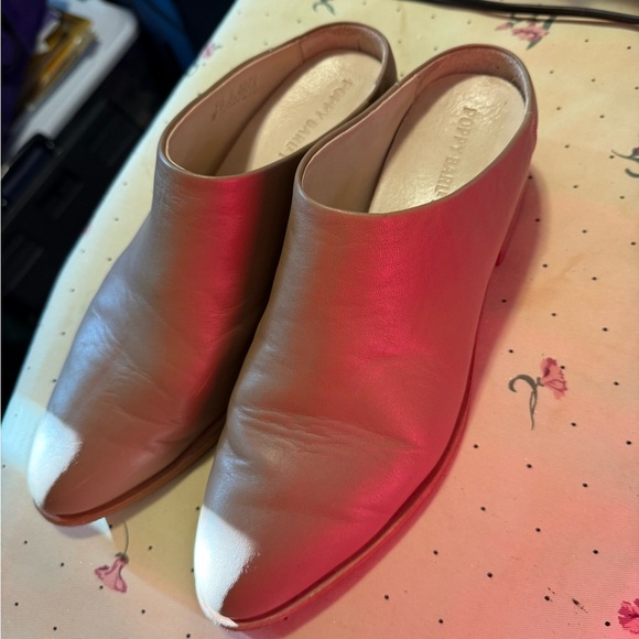 Poppy Barley Biscotti Leather Mules - Picture 4 of 8